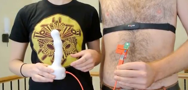 Heartbeat sensing through your dildo