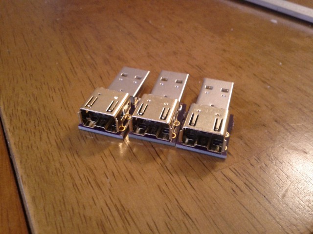 Wii on one end, USB on the other